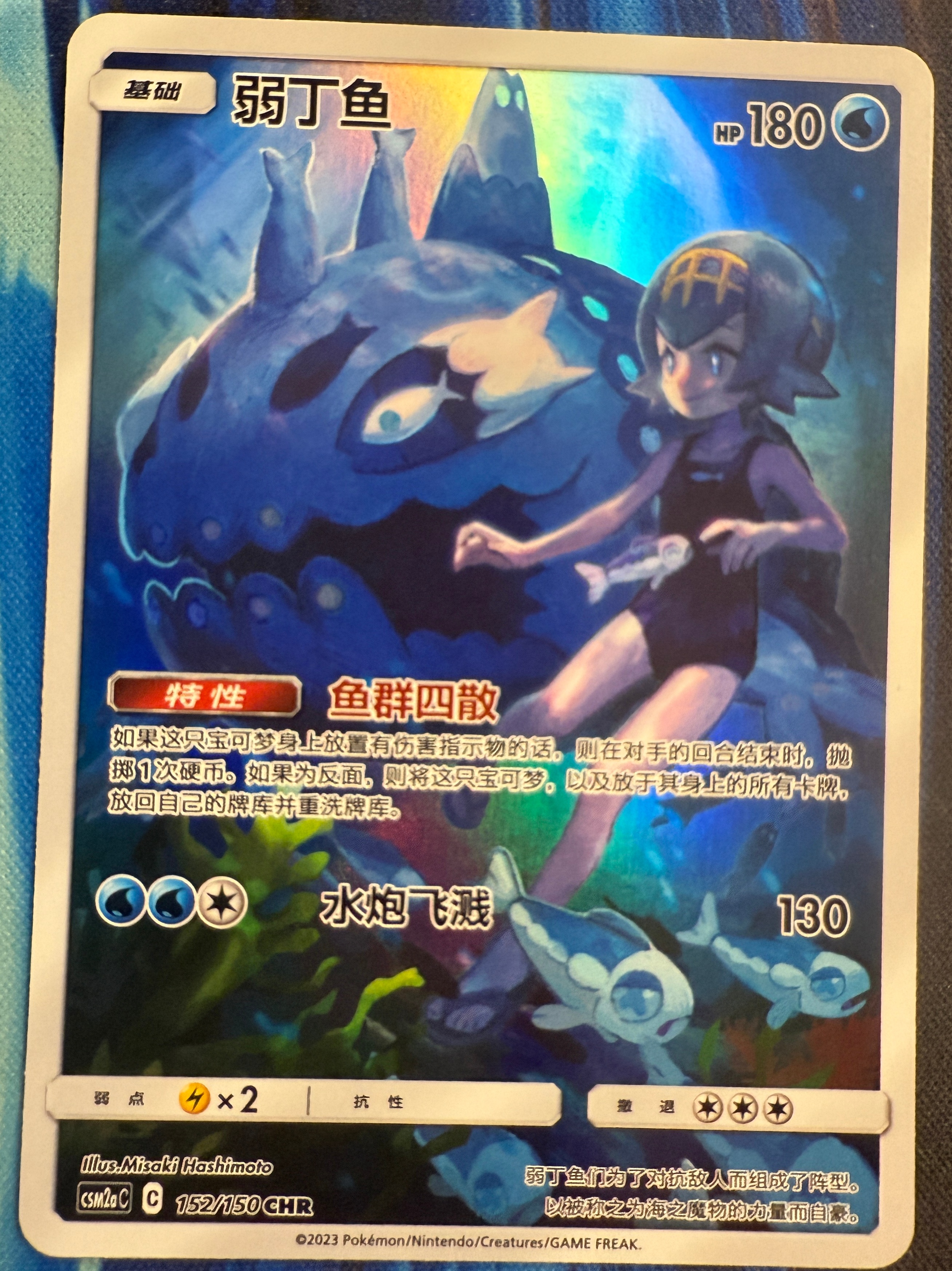 Front of card